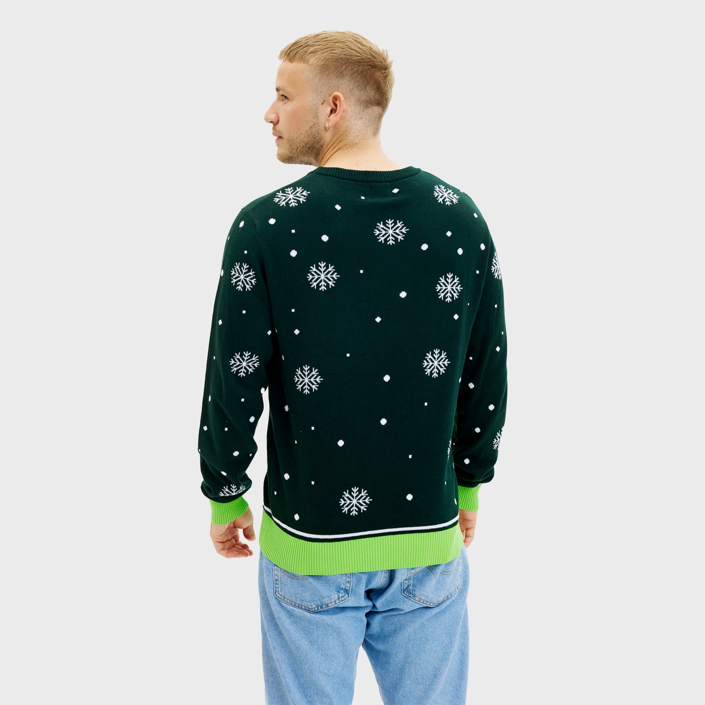 Søde dino julesweater - Herre